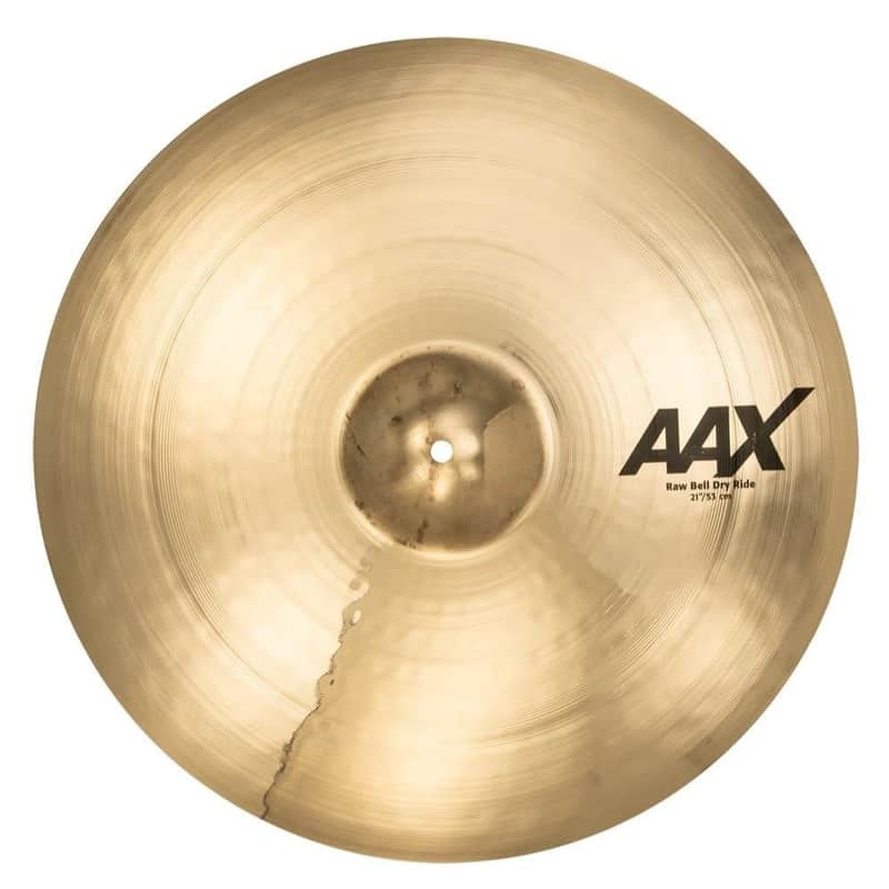 Sabian 21" AAX Raw Bell Dry Ride Brilliant Finish image 1