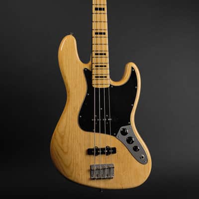 2006 Fender American Vintage '75 Jazz Bass Natural image 4