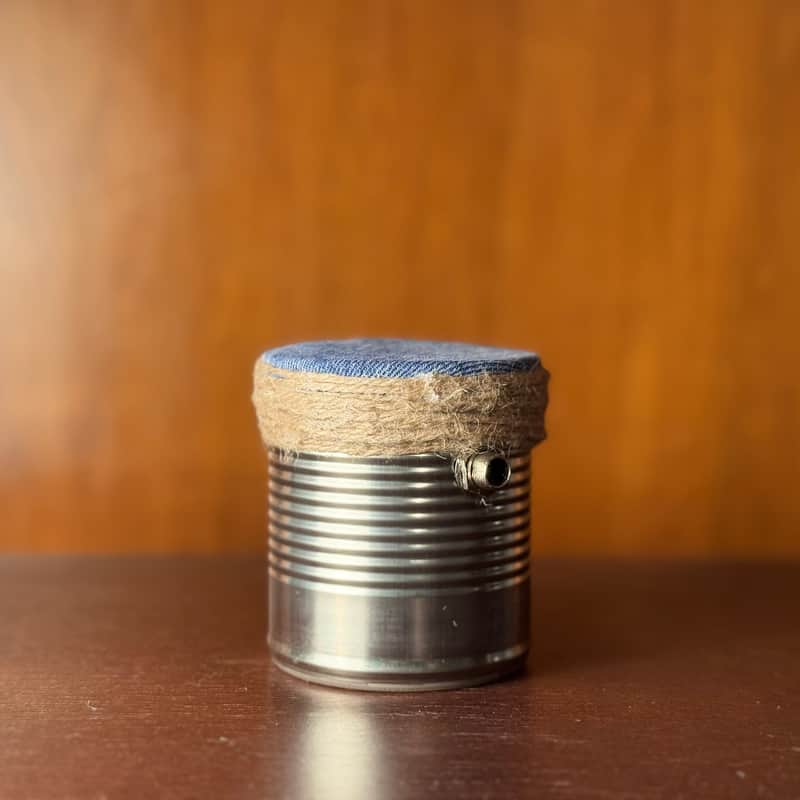 Mini Lo-Fi Tin Can Microphone — Vintage Tone, Made in Texas (No Mount) image 1