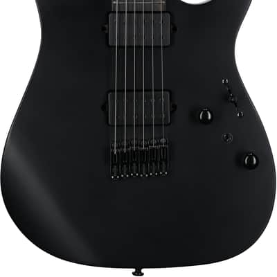 Ibanez RGRTB621 Iron Label Electric Guitar, Black Flat image 2