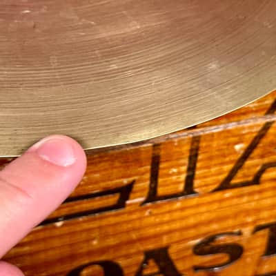 11" Zildjian A 1930s-1940s 1st / 2nd / Pre-Trans Stamp Splash Cymbal 264g *Video* image 9