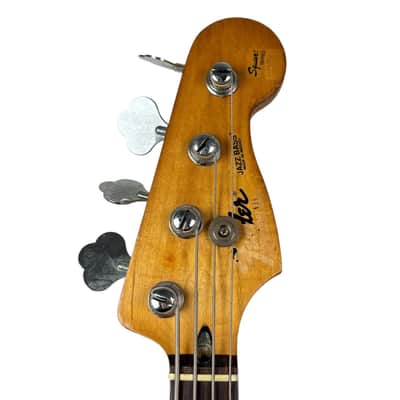 Fender Squier Series Jazz Bass - CS MOD - Vintage White image 9