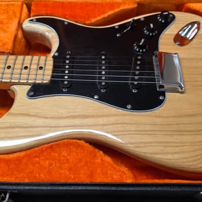 1977 Fender Stratocaster Hardtail Natural Ash Vintage 70s American USA Strat HT Hard Tail 1970's Guitar image 7