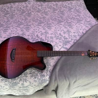 Emerald X30 27 inch scale length with HyVibe 2 2025 - Red Burst image 3