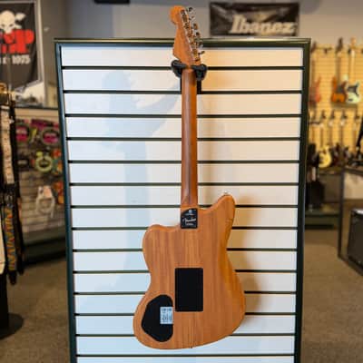 Fender American Acoustasonic Jazzmaster All-Mahogany 2022 - Present - Bourbon Burst image 4