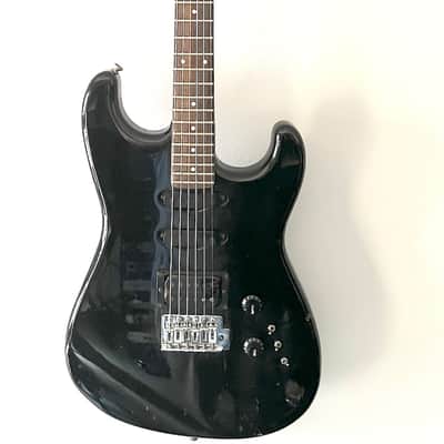 MIJ Fender Squire Stratocaster 1986 - Black Made In Japan MIJ image 2