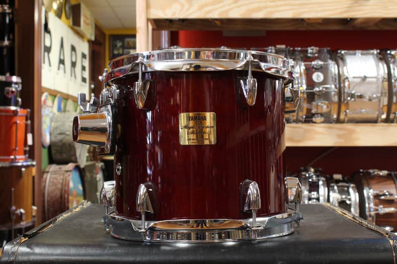Early 1990s Yamaha 9x10 Maple Custom Absolute Tom in Cherry Lacquer image 1