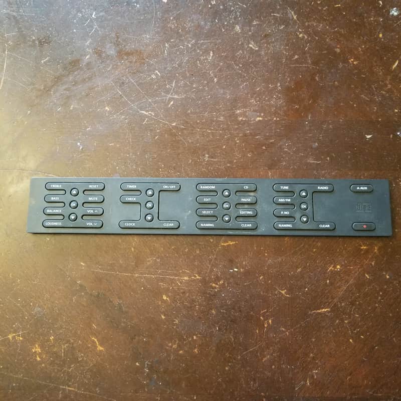 Bang & Olufsen 9000 secondary keyboard Close Up Operation PCB13 volume bass treble tuning 3169064 9003 - black image 1