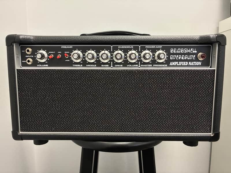 Amplified Nation Bombshell Overdrive 50-Watt Head - Black image 1