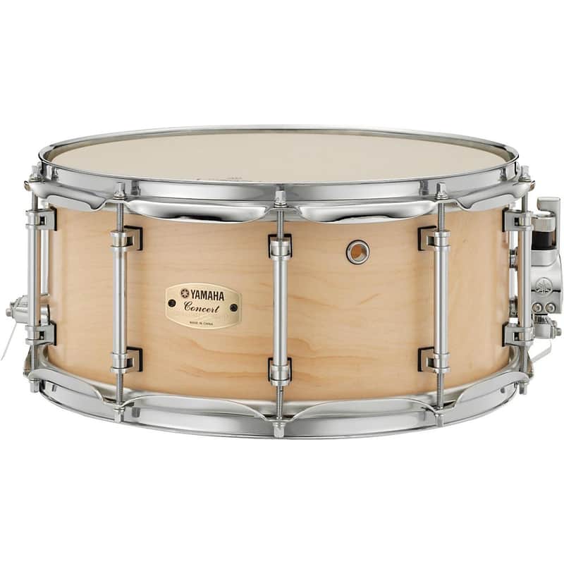 Yamaha Concert Series Maple Snare Drum Regular 14 x 6.5 in. Matte Natural image 1