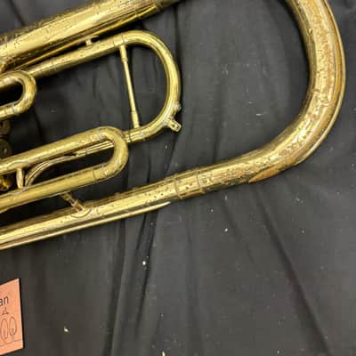 Yamaha YAH 201 Alto Horn Brass Instrument Vintage Untested image 9