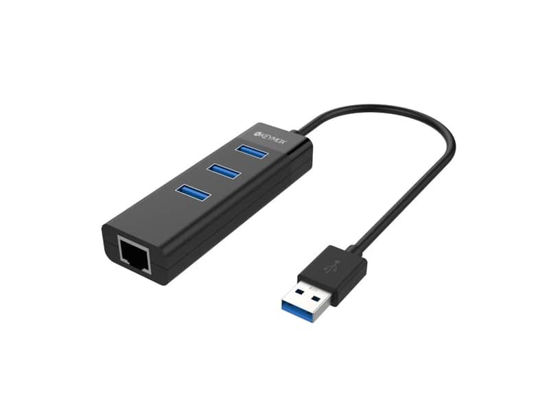 New 4-in-1 USB 3.0 Hub with Gigabit Ethernet image 1