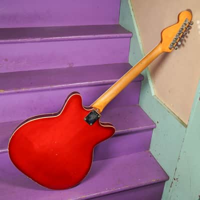 1967 Fender Coronado II Hollowbody Electric Guitar (VIDEO! Fresh Work, Ready) image 13