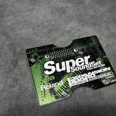 Roland SR-JV80-07 Super Sound Set Expansion Board 1990s - Green image 2