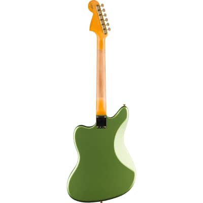 Fender 1965 Jaguar JRN RW Super Faded Olive Green Metallic - Custom Electric Guitar image 2