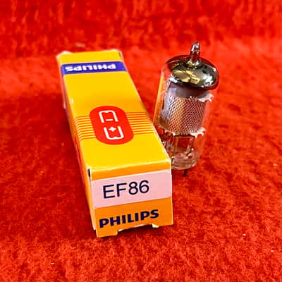 NOS Phillips EF86 tube 1960 - Miniwatt holland Neumann u67 original vintage image 2