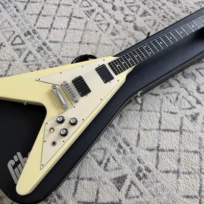 Gibson Flying V ‘67 Reissue Alpine White EMGs (James Hetfield OGV Tribute) image 7