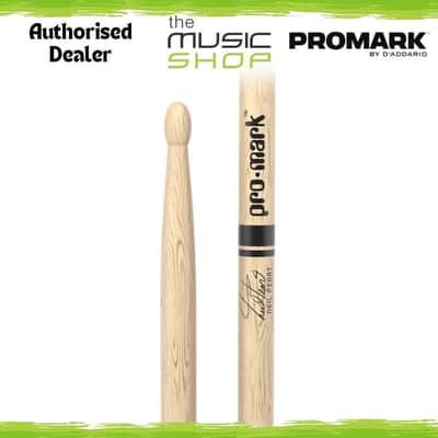 Pair of Promark Neil Peart Signature Shira Kashi Oak Drumsticks - PW747W image 1