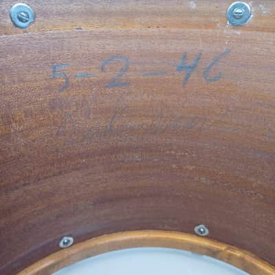 Ludwig 12x16" 30s WMP 3Ply African Mahogany Snare/Tom Drum Marching Vintage image 8