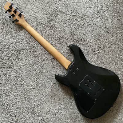J&D Black SSH Electric Guitar, Mahogany Body, Maple Neck, Rosewood Fingerboard image 18