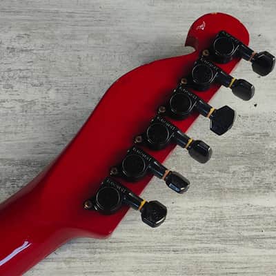 1990 Bill Lawrence Japan BKIM-60G Kaori Model Telecaster (Red/Gold) image 17