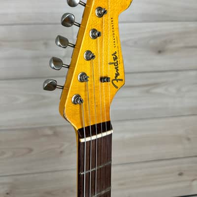 Fender Custom Shop 1961 Stratocaster Heavy Relic Aged Ocean Turquoise over 3-Color Sunburst image 16