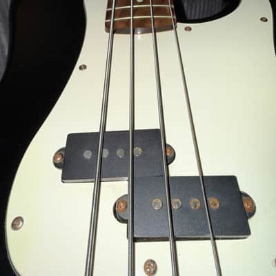 Squier Bullet Bass 1987 - Black - MIK Made in Korea P-Style Vintage Bass - First Year Squier by Fender image 14