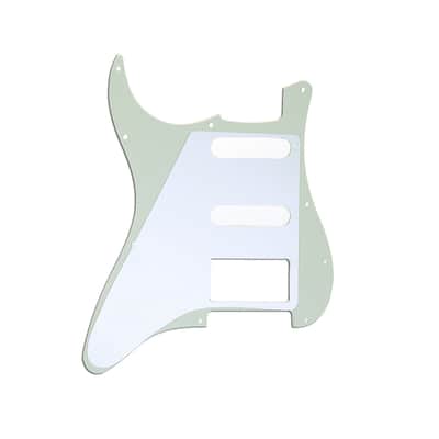 Brio HSS 11 Hole Strat® Pickguard for Fender US/Mex Made Standard Stratocaster Modern Style Parchment image 3