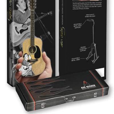 AXE HEAVEN Elvis Presley '55 Tribute Acoustic Guitar Miniature Display Gift image 12