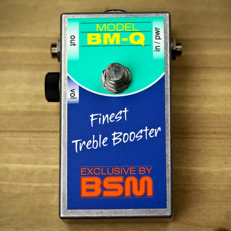 BSM BM-Q Treble Booster, replica of Brian May's (Queen) Silicon