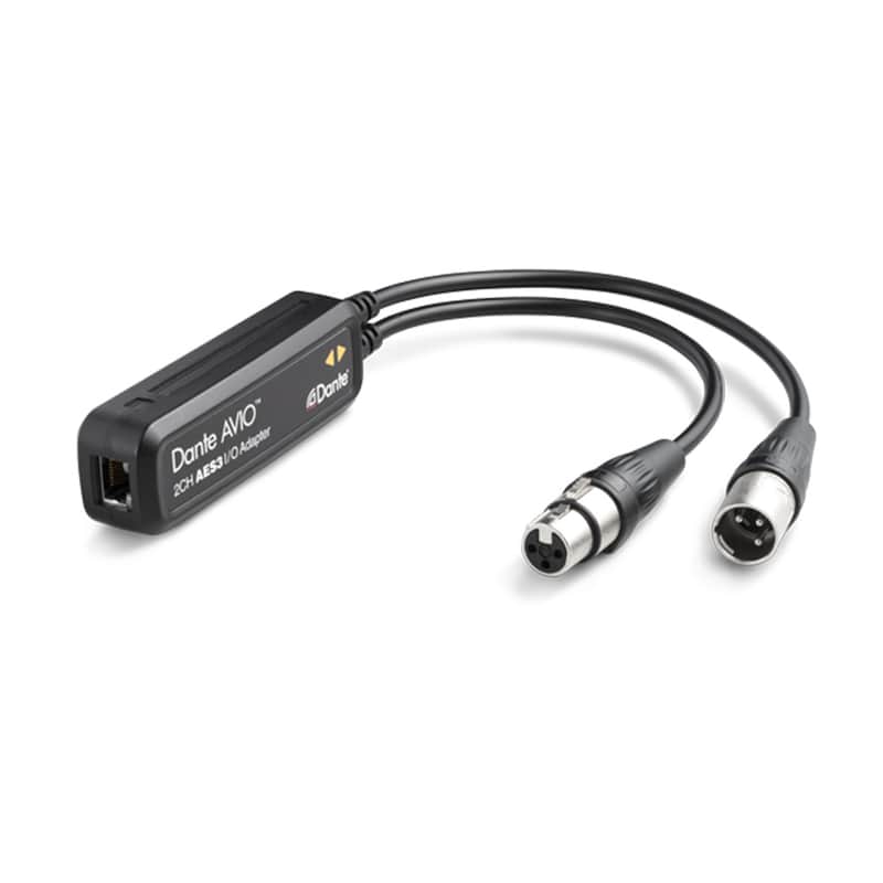 Audinate ADP-AES3-AU-2X2 Dante AVIO 2x2 AES3 Adapter image 1