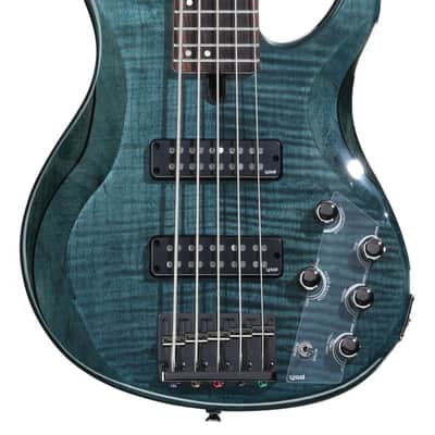 Yamaha TRBX605FM 5-string Bass Guitar - Indigo Blue image 1