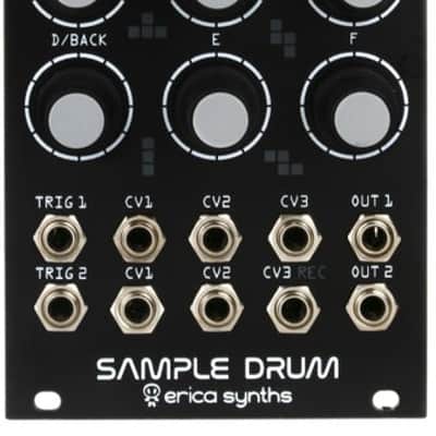 Erica Synths Sample Drum Sample Recording and Playback Eurorack Module with Virtual VCAs and Envelopes image 2