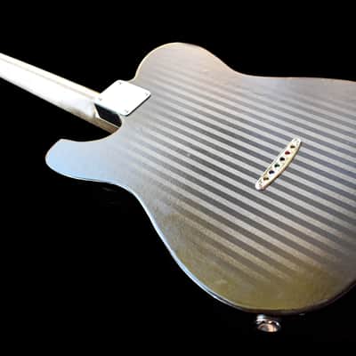 Dax&Co. Ironhorse 2022 Black/Steel Etched Striped guitar W/ Hardshell Case & COA! image 12