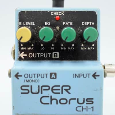 Boss CH-1 Super Chorus Blue Label 1991 Guitar Effect Pedal GC33785 image 3