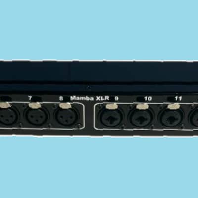 Mamba 8 XLR F Mic in x 8 Line in or out via Combo (XLR/TRS/TS) 1RU XLR to XLR Patch Bay image 2