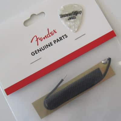 Fender USA Jazz Bass Pickup Cavity Shield with Ground Wire 0019659049 image 2