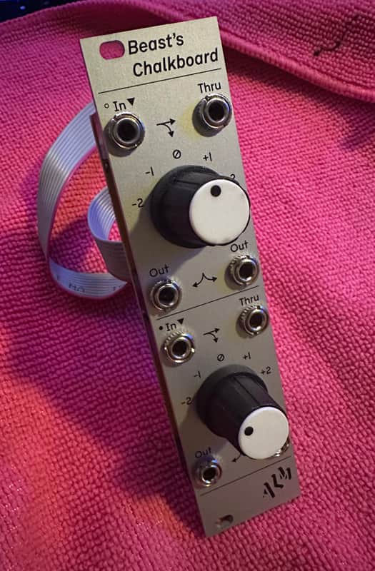 ALM/Busy Circuits ALM002 Beast's Chalkboard Octave Switch Eurorack Synth Module 2019 - Present Silver image 1