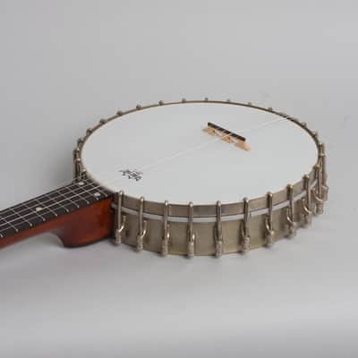 A. C. Fairbanks  # 4 Special 5 String Banjo (1909), ser. #25504, black hard shell case. image 7