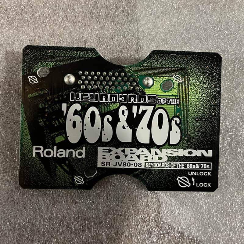 Roland SR-JV80-08 Keyboards Of The '60s & '70s Expansion Board 1990s - Green image 1