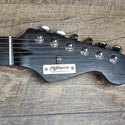 MyDream Partcaster Custom Built - Sonic Blue Wenge SRV image 6