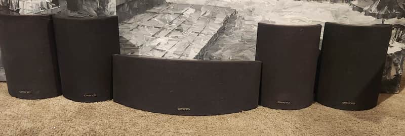 Onkyo ONKYO SK - 330 Series Bundle 5 speakers 90s - Black wood image 1