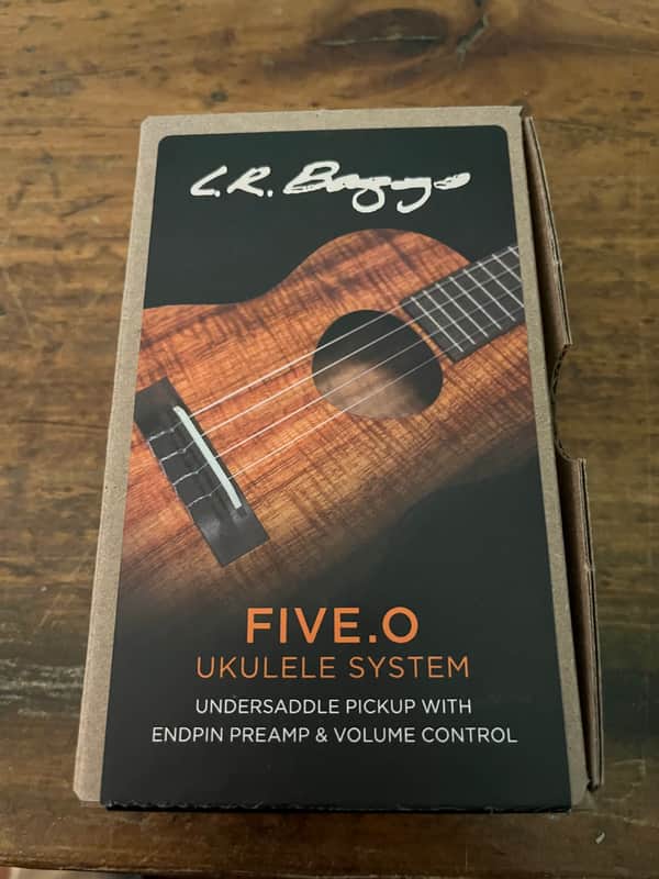 LR Baggs FIVE.O Ukulele Undersaddle Pickup 2010s - Black image 1