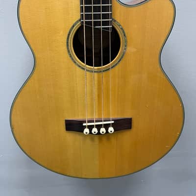 Fender GB41SCE Acoustic Bass Guitar, Natural image 1
