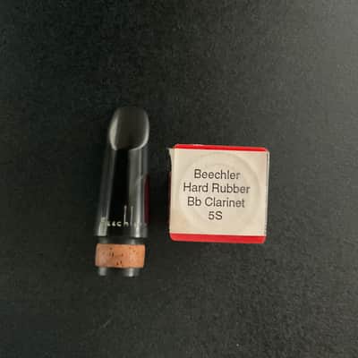 BEECHLER CLARINET MOUTHPIECE (Bb) MODEL 5S BEECHLER Model 5S Clarinet Mouthpiece Undetermined Vintage circa 2000 - Hard Rubber composite image 2
