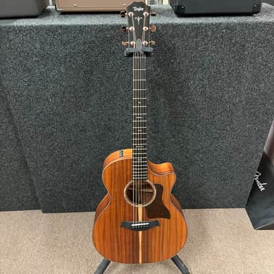 Taylor 724CE Koa Grand Auditorium Acoustic/Electric Guitar with V-Class Bracing, ES2 Pickup and Hardshell Case 2022 - Hawaiian Koa image 2