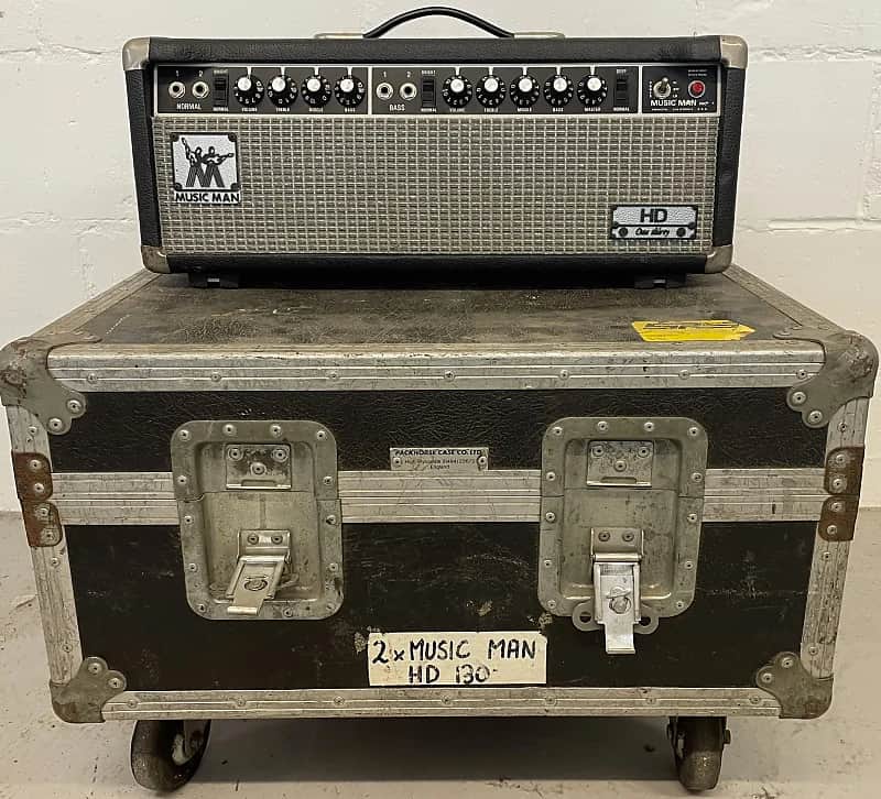 Music Man HD130 Head ex 10CC STAWBERRY STUDIOS 1977 - Silver Grill image 1