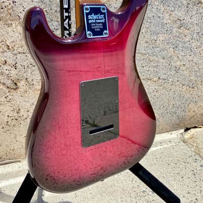 Schecter Traditional Pro Transparent Purple Burst Factory 2nd image 2