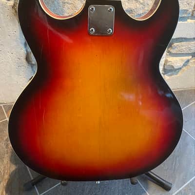 Telestar 335 Style Guitar, Japan 1960's Sunburst 1960's Sunburst image 10
