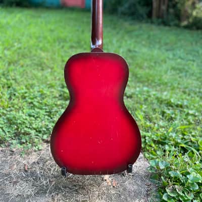 United Unbranded Parlor Guitar - circa 1960’s image 9